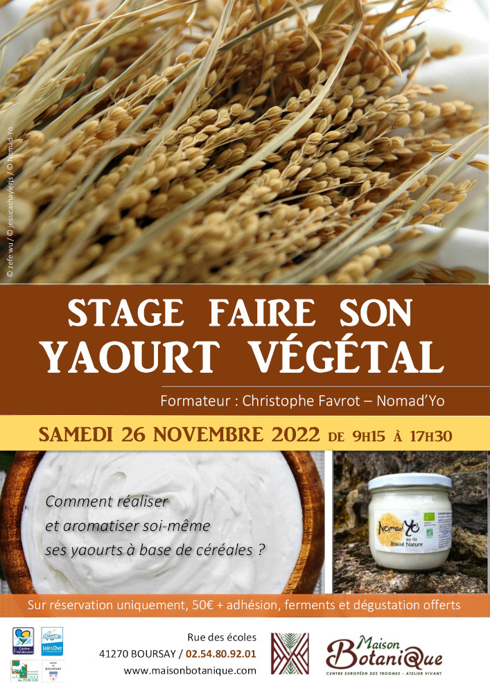 Stage : Yaourt végétal