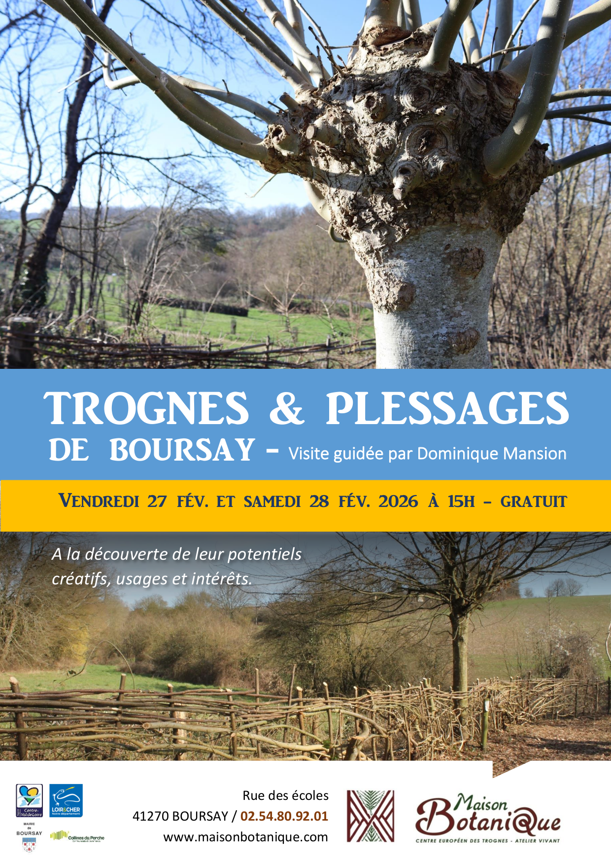 VISITE GUIDEE TOUT PUBLIC - Les potentiels du plessage