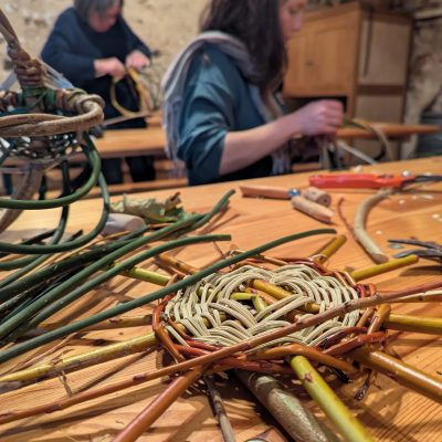 STAGE vannerie sauvage : accroche murale