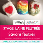 STAGE laine feutrée, savons feutrés