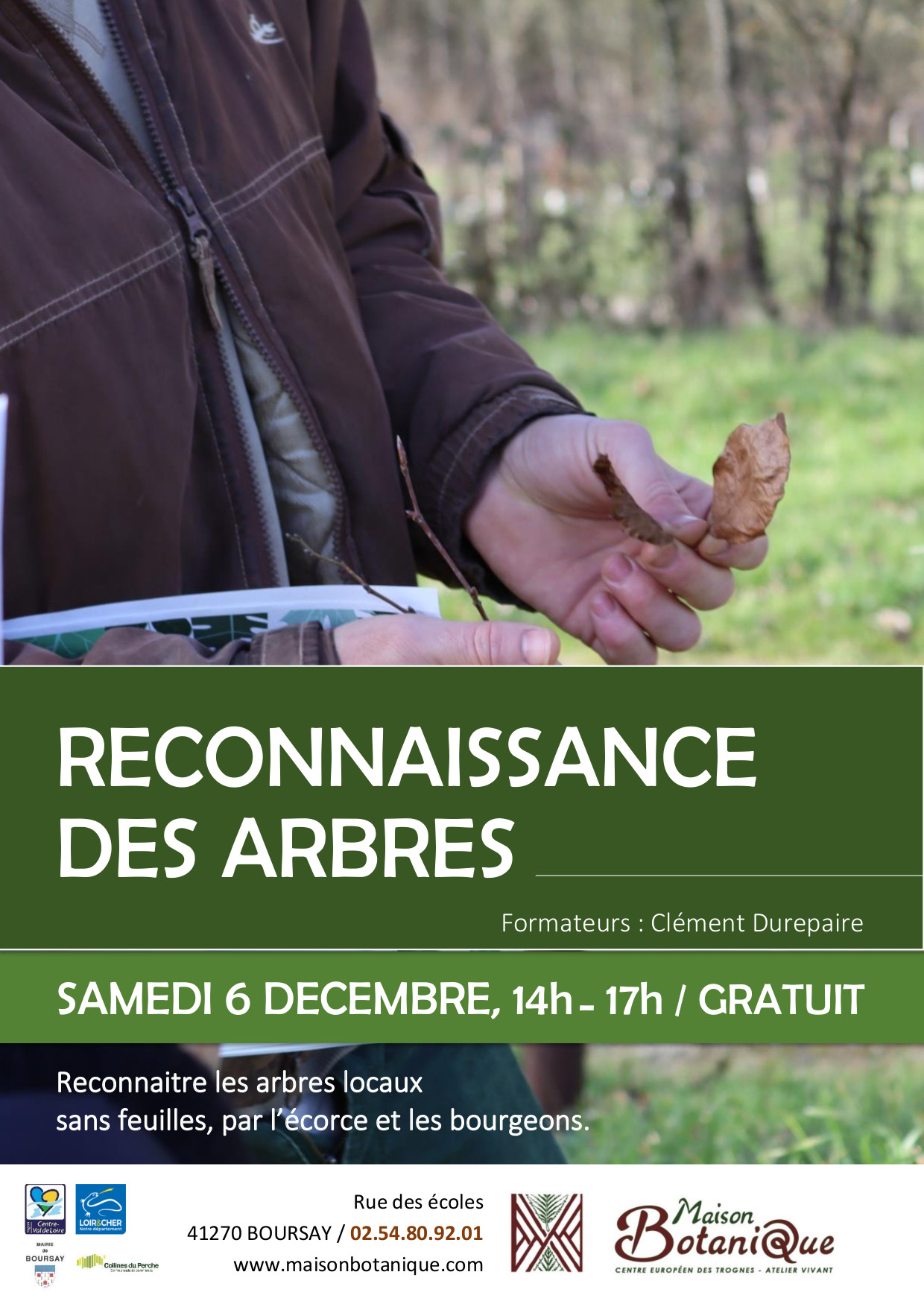 SORTIE, Reconnaissance des arbres